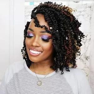 short passion twists crochet human hair