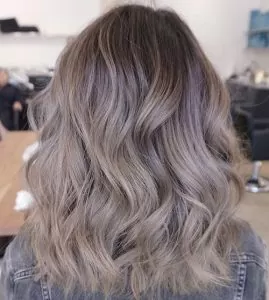 smokey ash brown hair color