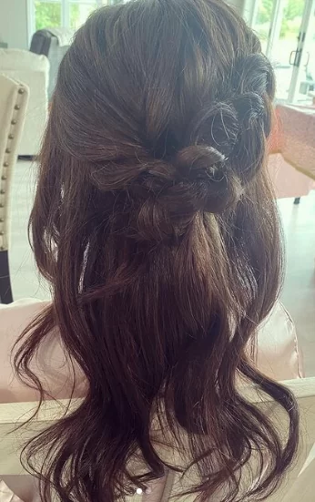 half up boho braid