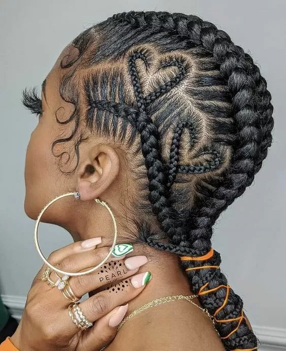 20 cutest knotless braids with heart hairstyle trends for 2022 - Tuko.co.ke