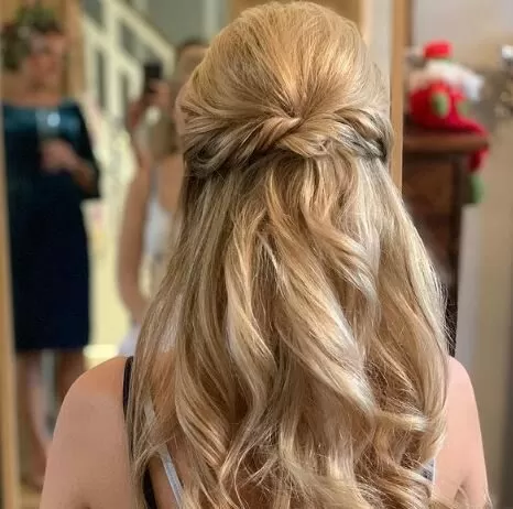Half Up Half Down Wedding Hairstyles Ideas For Your Big Day long half up half down