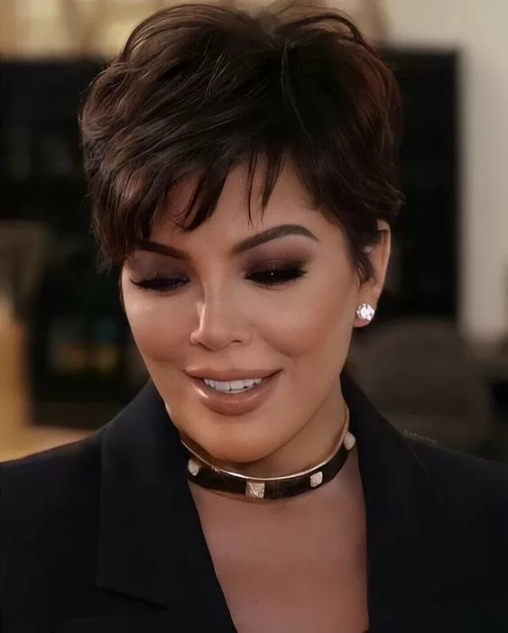 pixie short bob for old women